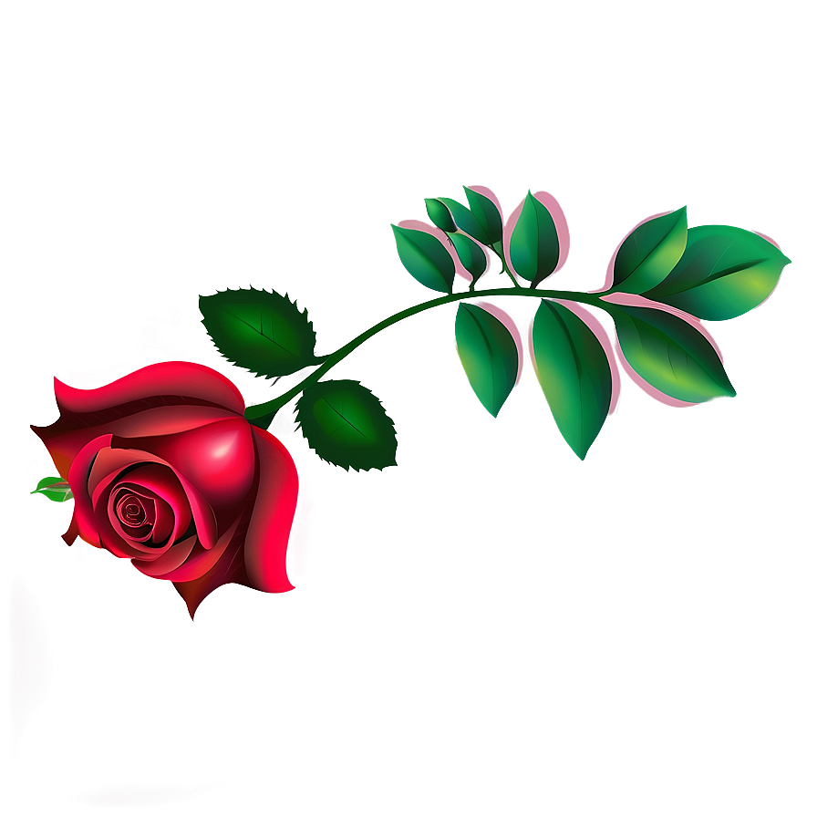 Rose Vector Print Png Dys