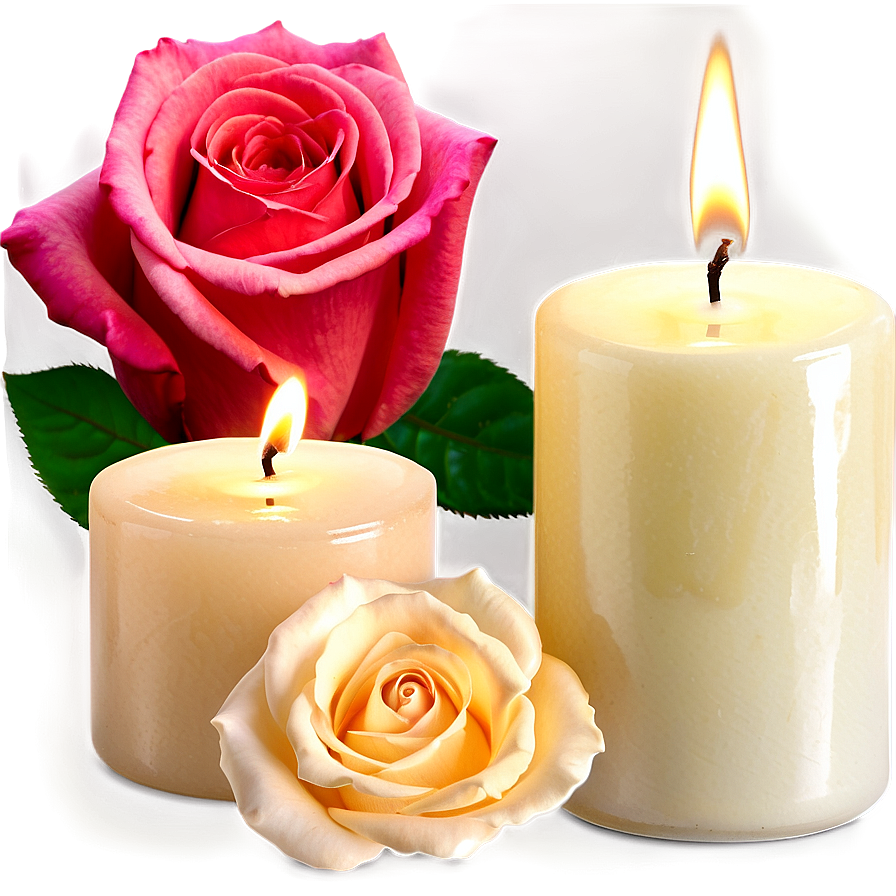 Roses And Candles Png Bex15