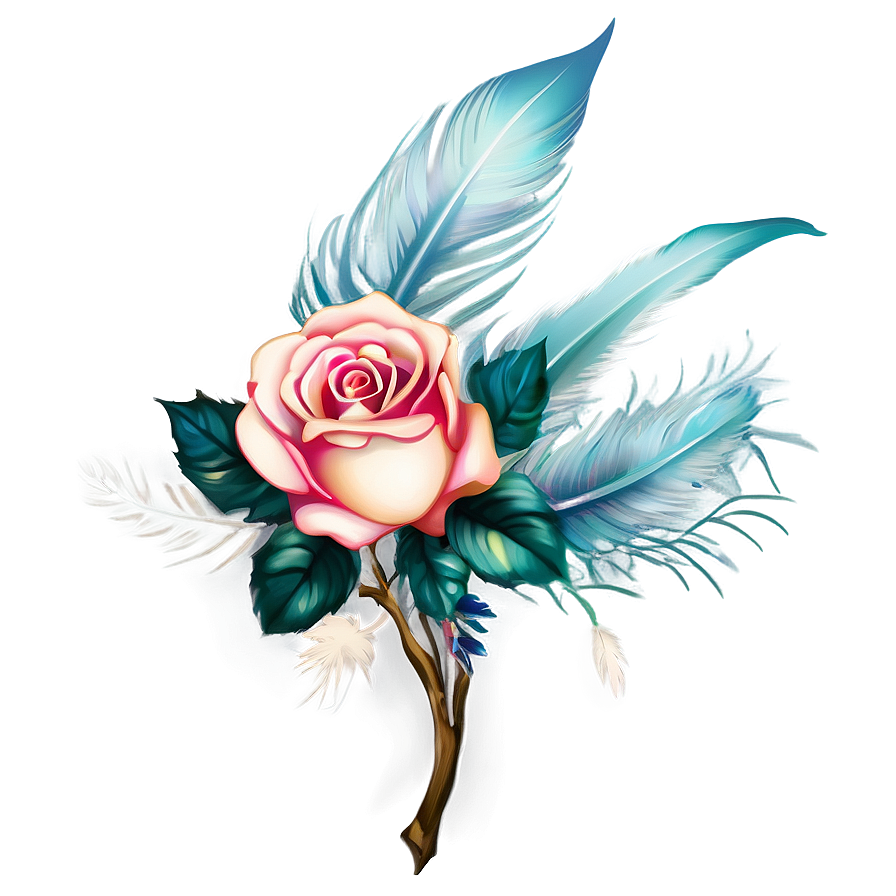 Roses And Feathers Png 93