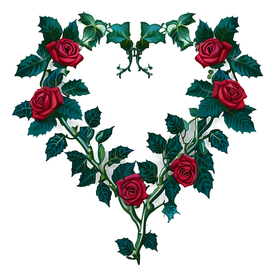Roses And Ivy Png Ylt84