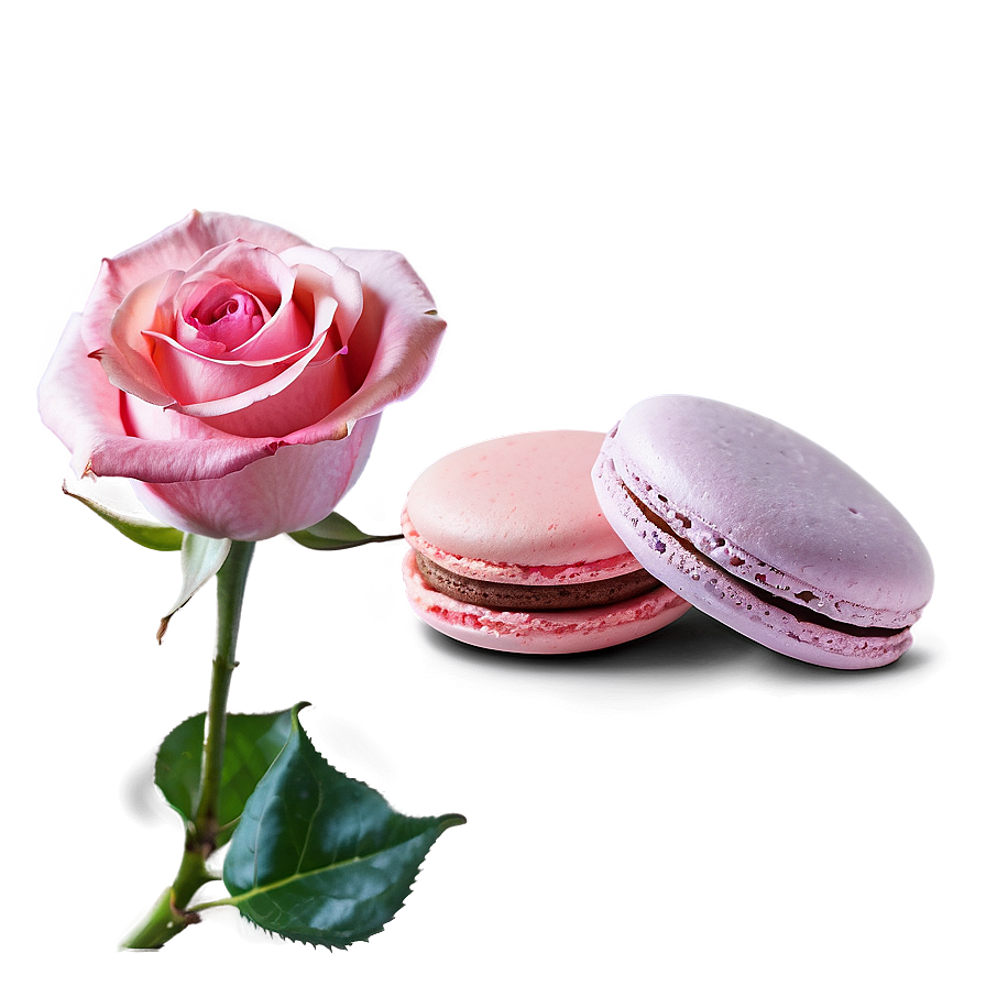 Roses And Macarons Png Ofn67