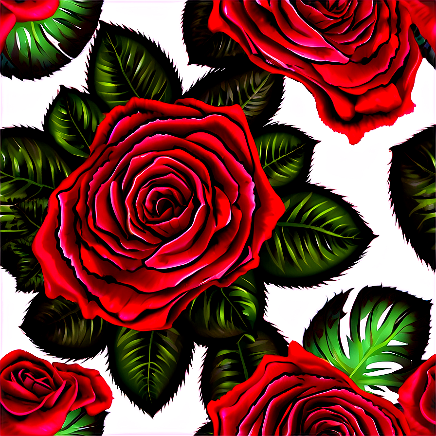 Roses And Paisley Png 05042024