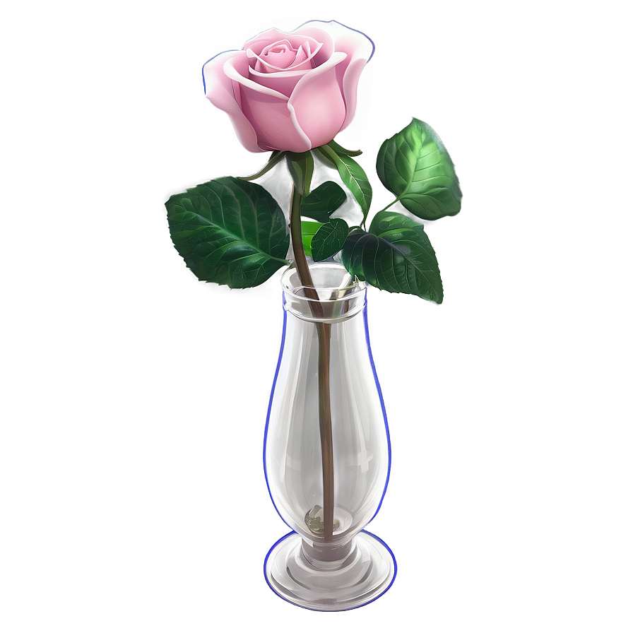 Roses In Glass Vase Png Eie