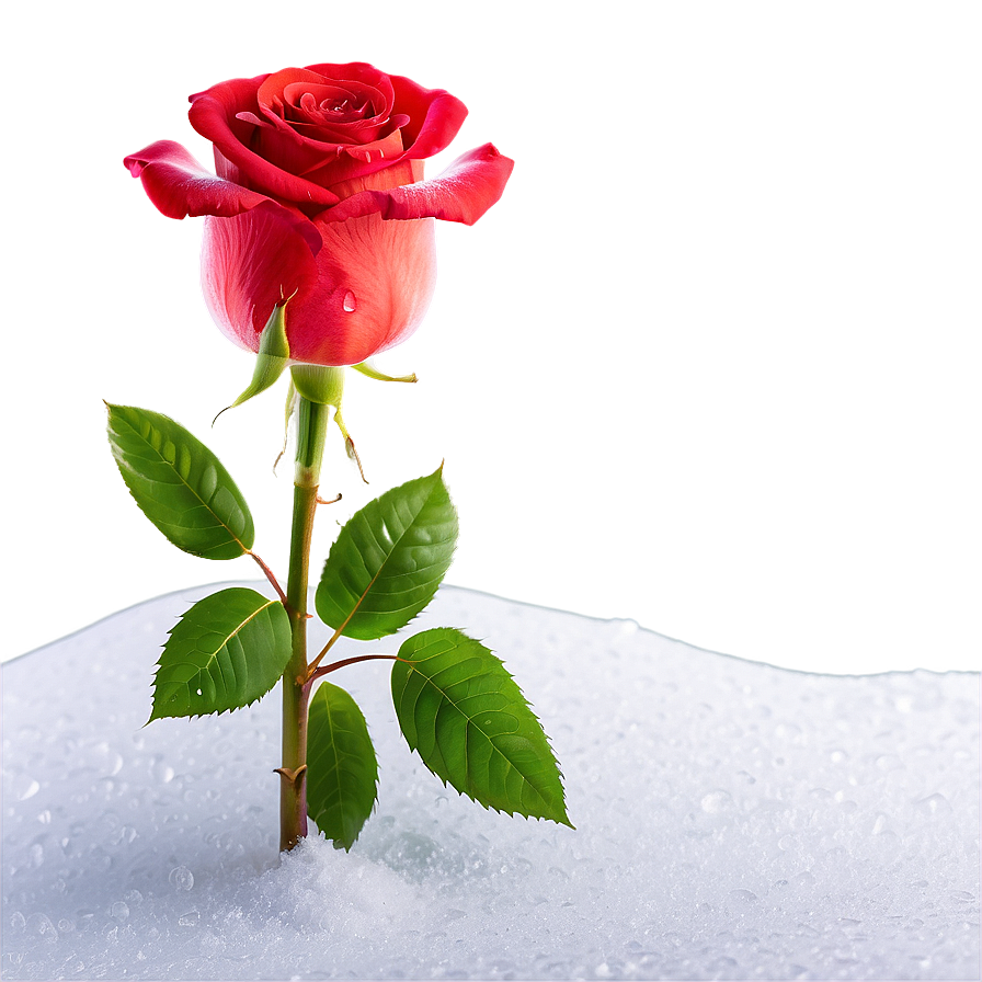 Roses In Snow Png 99