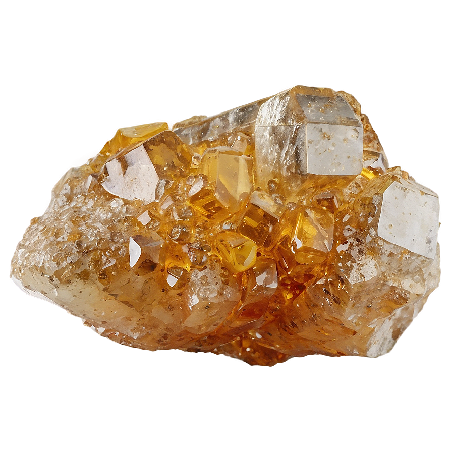 Rough Citrine Chunk Png 06282024