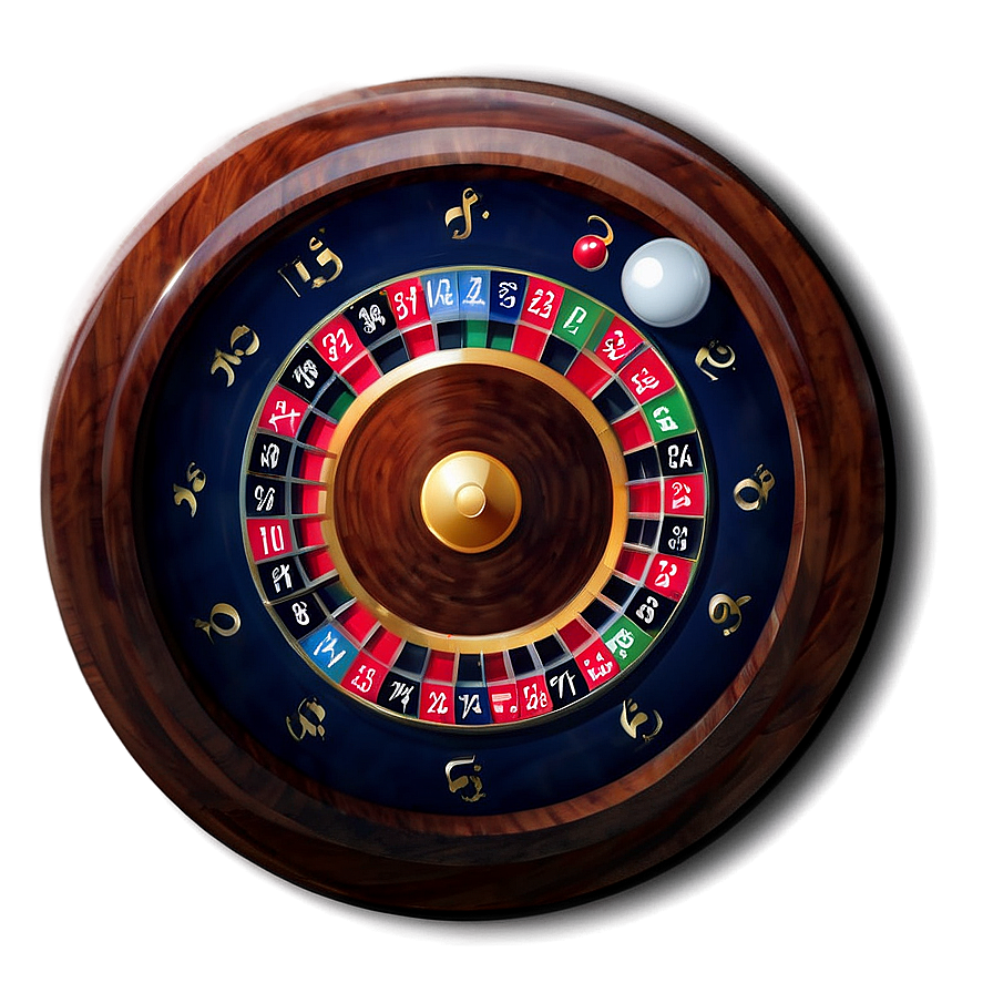 Roulette Wheel With Ball Png 06212024