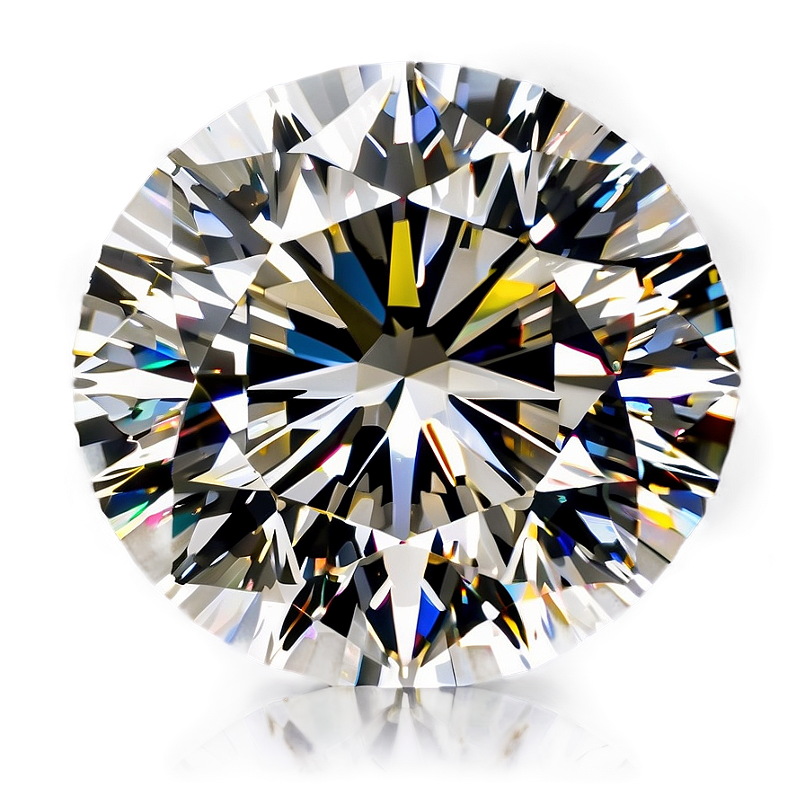 Round Diamond Cut Png 47