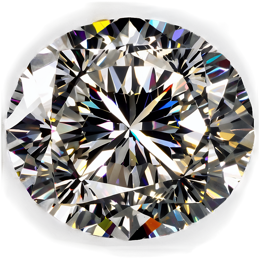 Round Diamond Glow Png 06282024