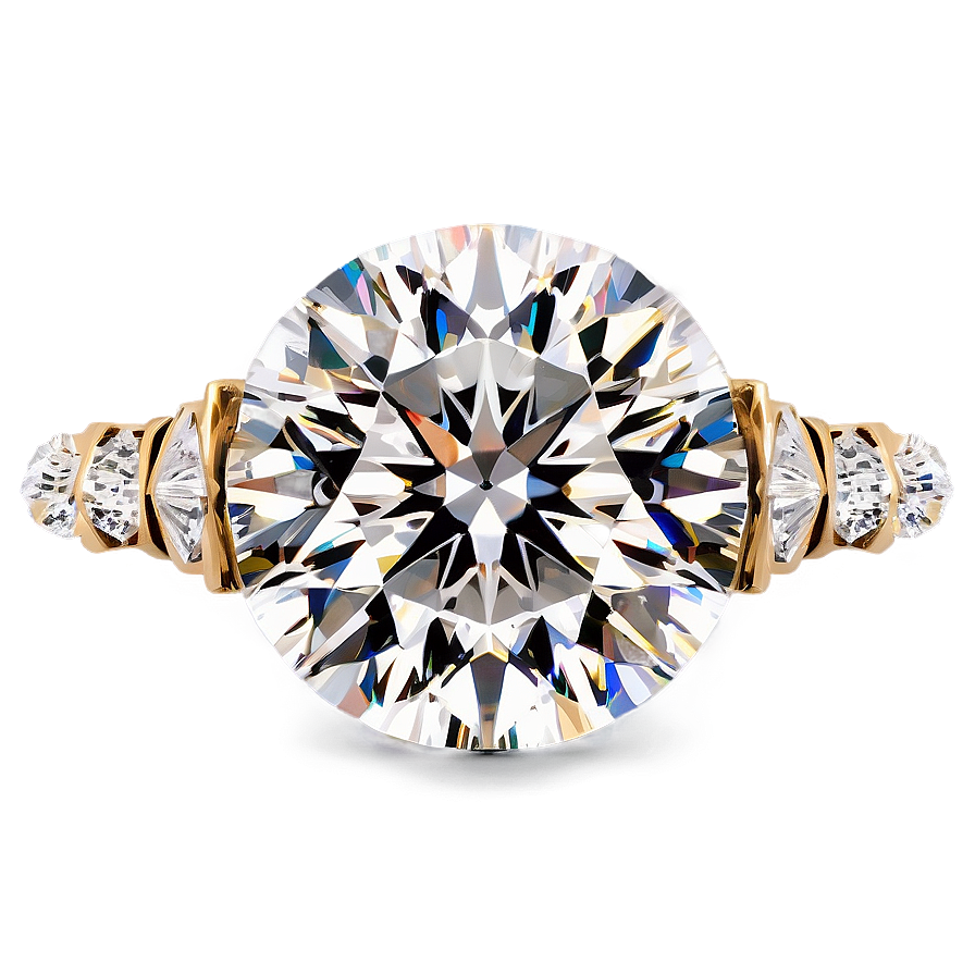 Round Diamond Grandeur Png 41