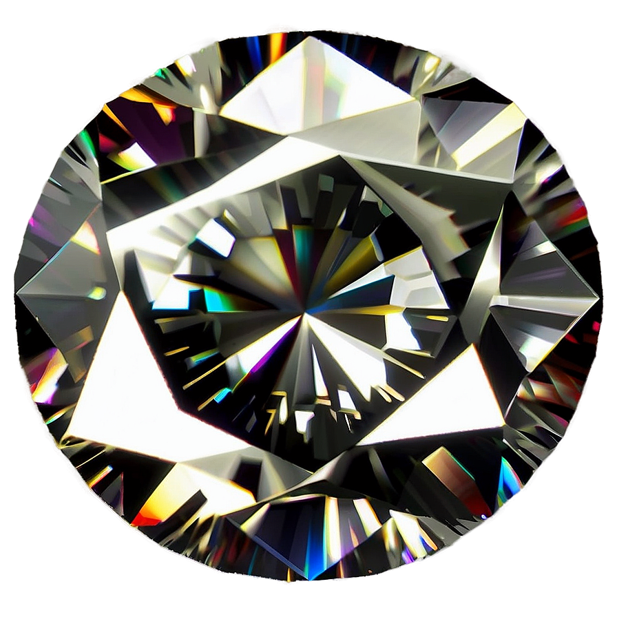 Round Diamond Jewel Png 28