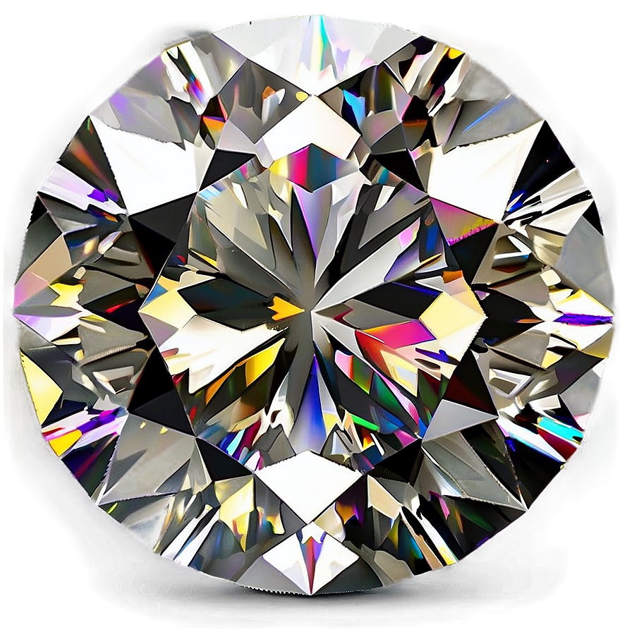 Round Diamond Magnificence Png 06282024