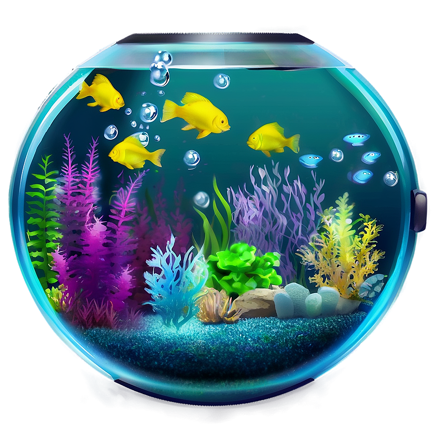 Round Fish Tank Png 75