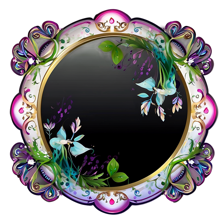 Round Frame Design Png Aft60