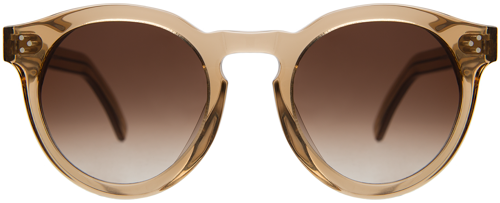 Round Frame Tortoiseshell Sunglasses