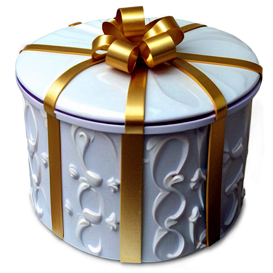 Round Gift Box Png 05252024