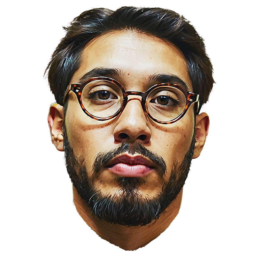 Round Glasses For Men Png 05252024