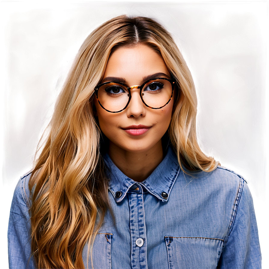 Round Glasses Front View Png Oqp