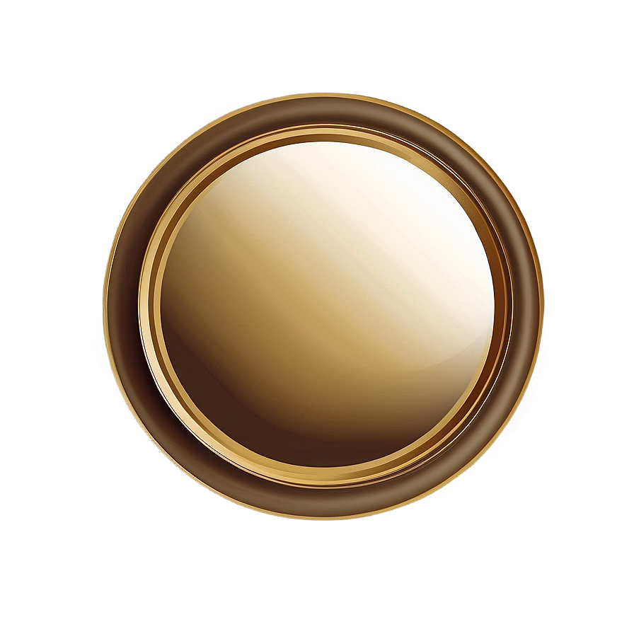 Round Gold Circle Frame Png 06262024