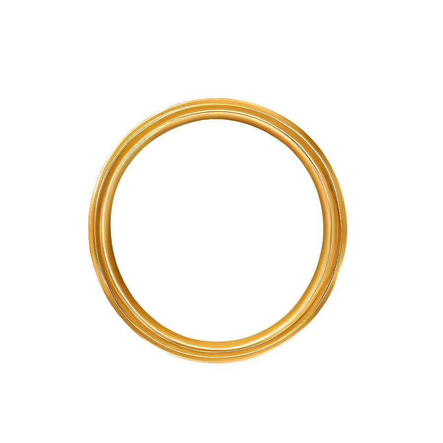 Round Gold Circle Frame Png Ufi20