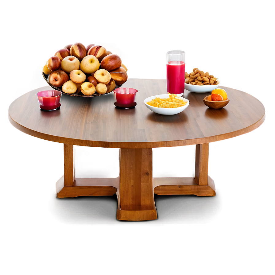 Round Table Brunch Display Png 2