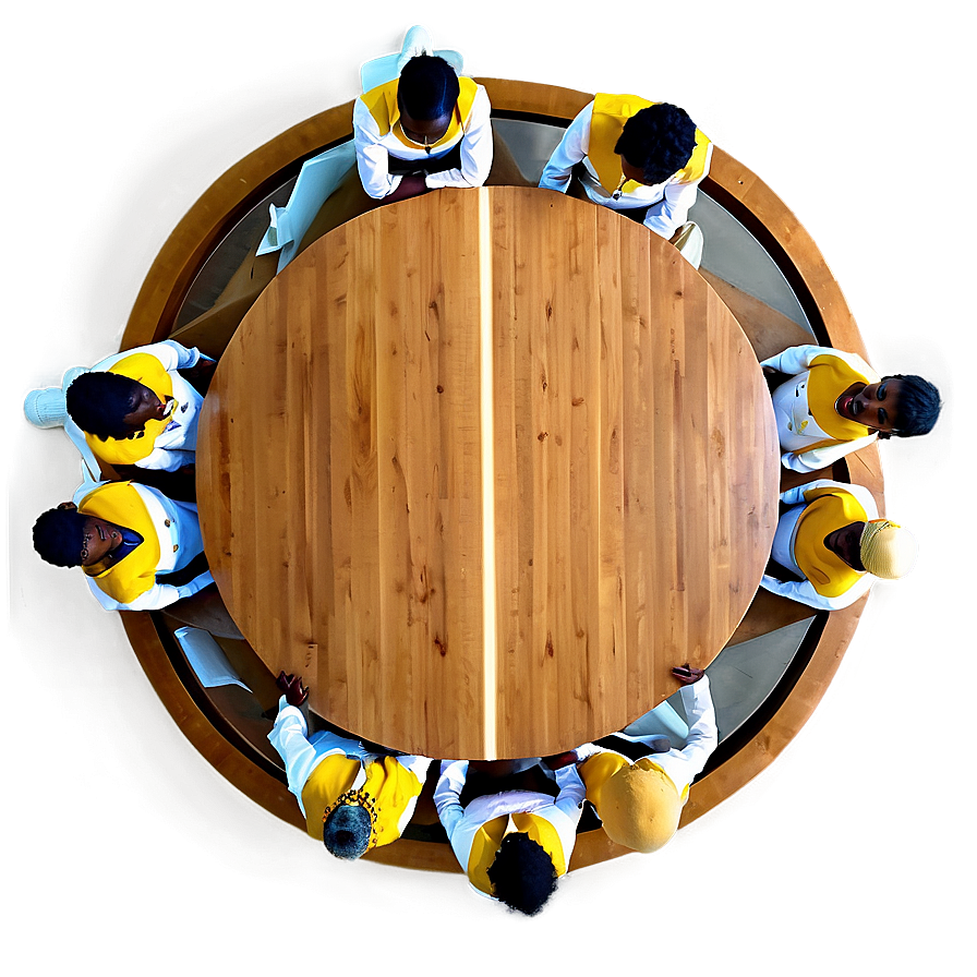 Round Table Top View Png 33