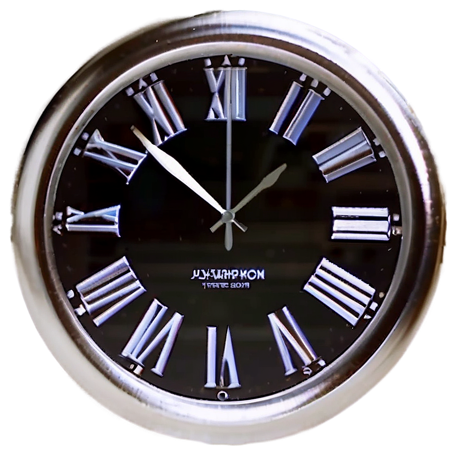 Round Tabletop Clock Png 04292024