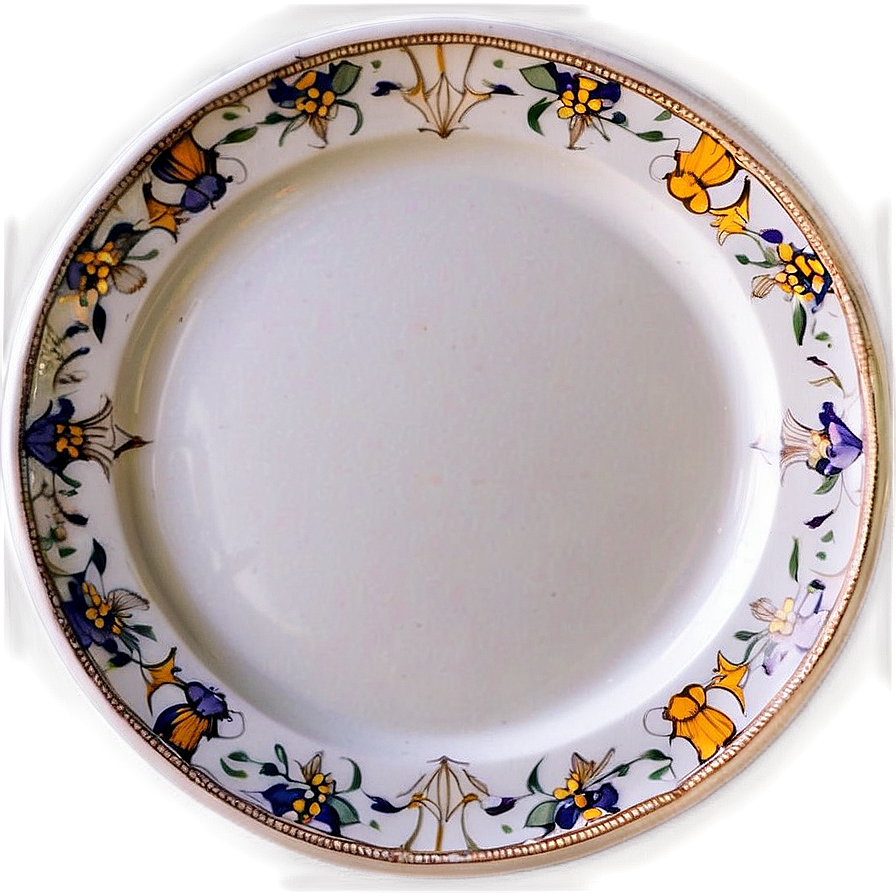 Round White Serving Plate Png Rbm19