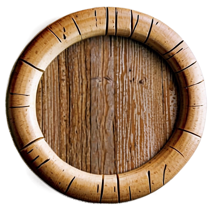 Round Wood Circle Element Png Gwx