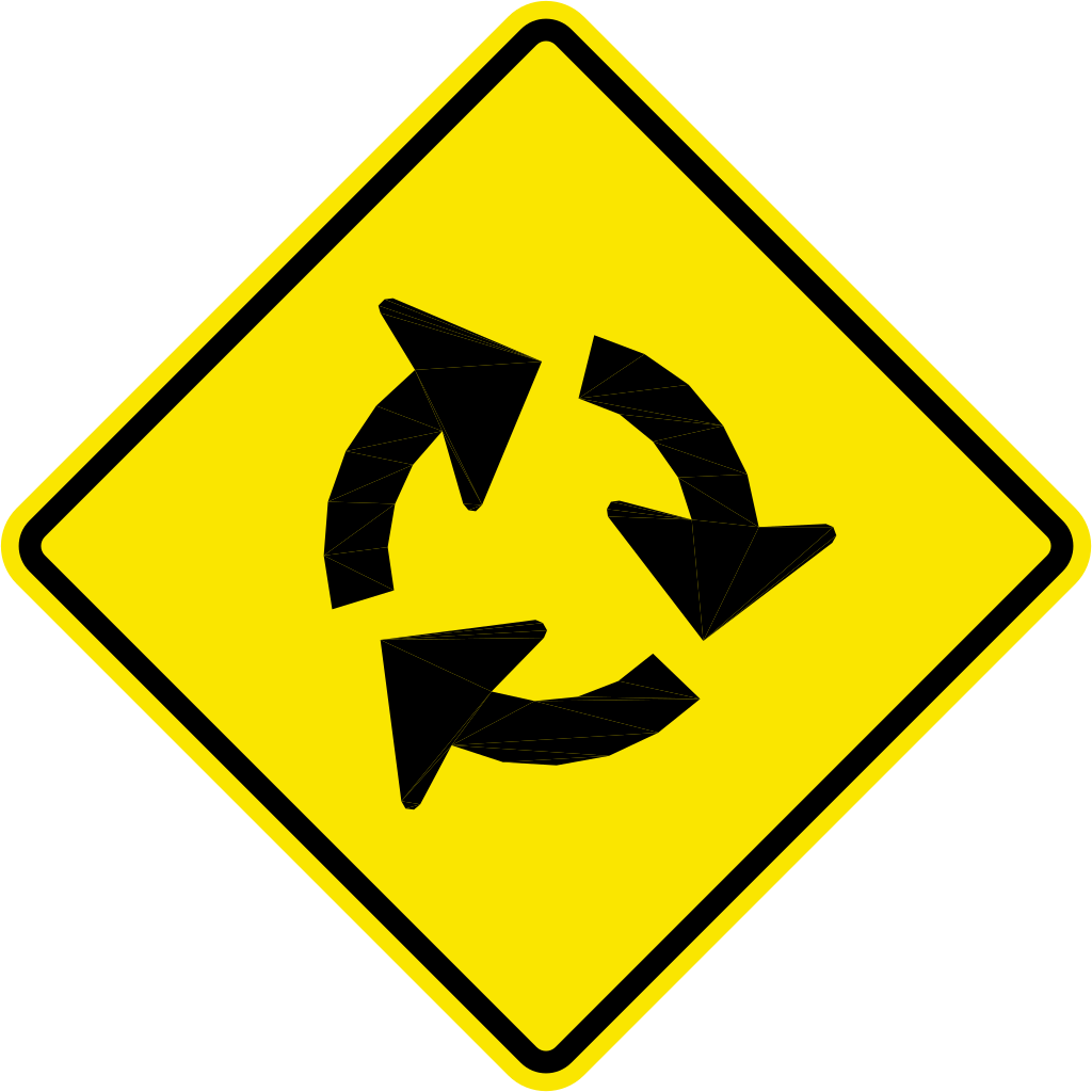 Roundabout Traffic Sign