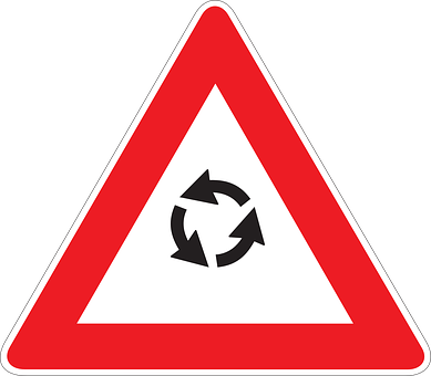 Roundabout Traffic Sign