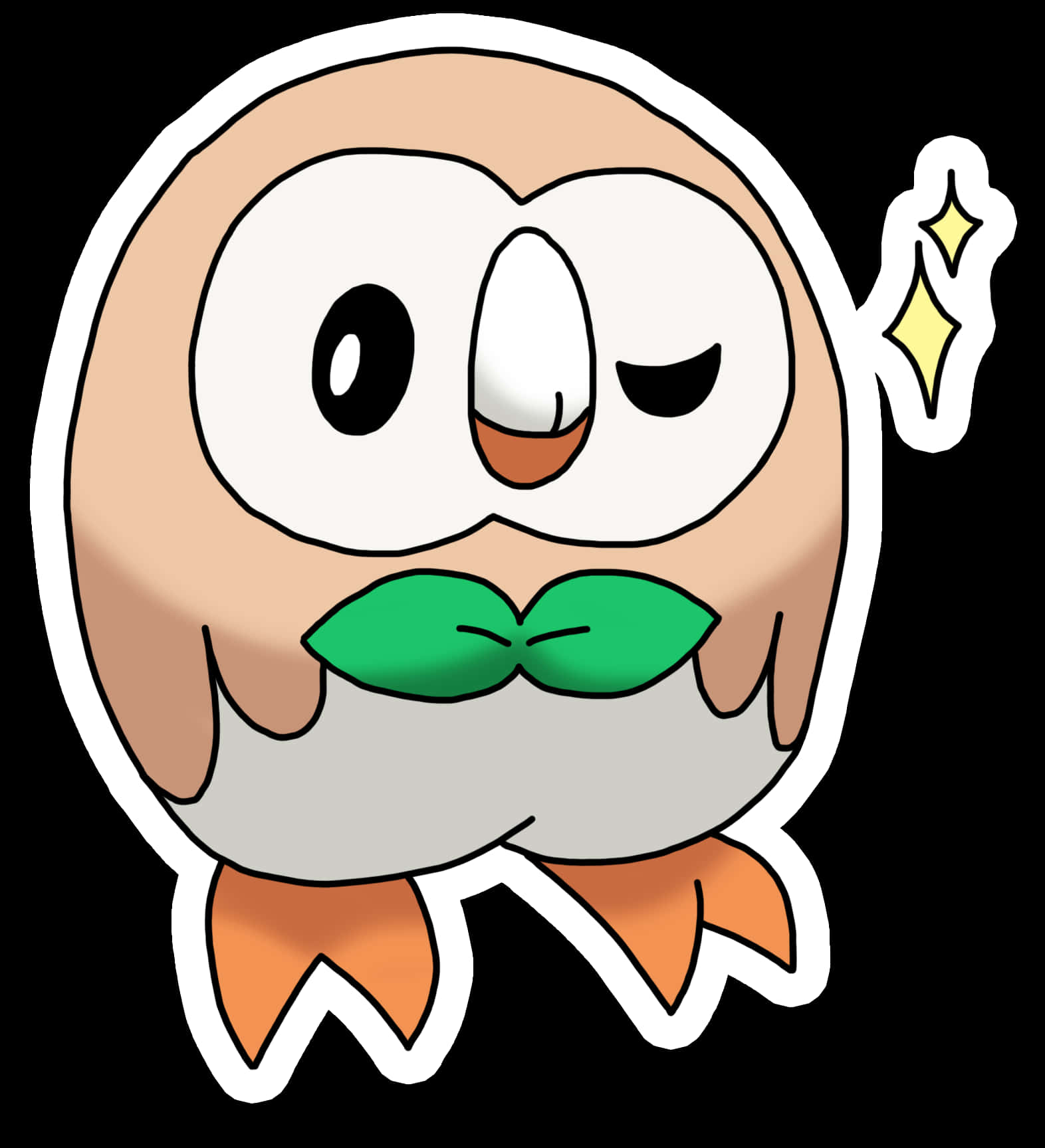 Rowlet Pokemon Sticker