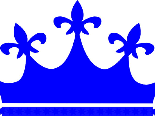 Royal Blue Crown Graphic