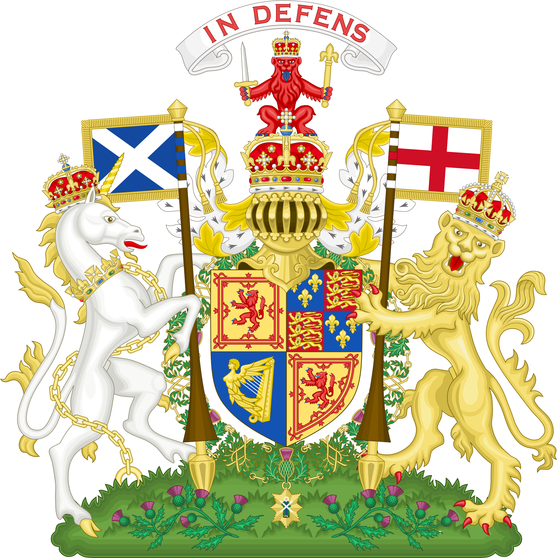 Royal Coatof Arms United Kingdom Scotland Version