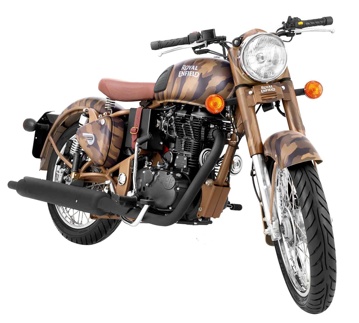 Royal Enfield Camouflage Design Motorcycle.png