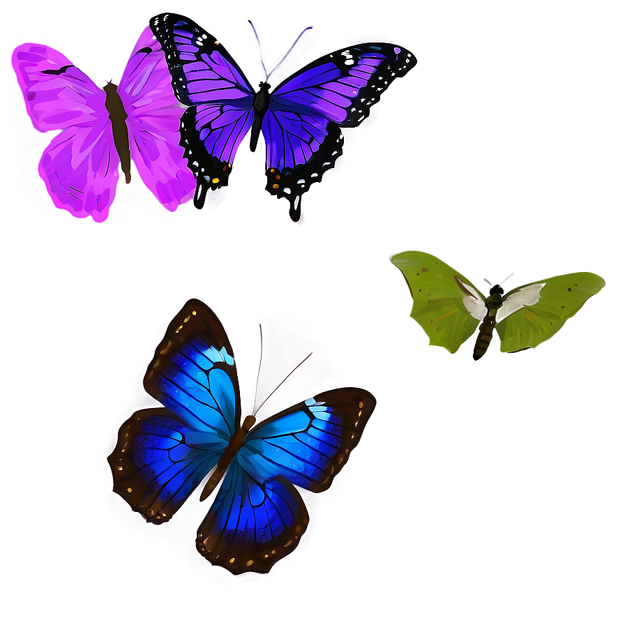 Royal Purple Butterfly Png 65