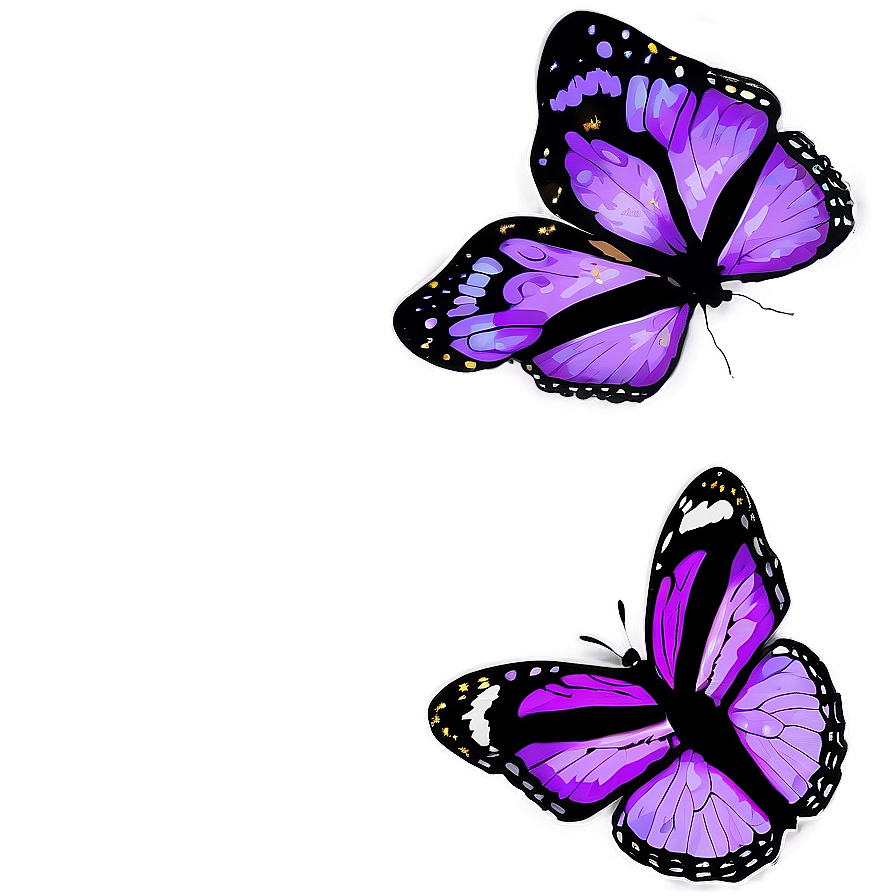 Royal Purple Butterfly Png Xmg