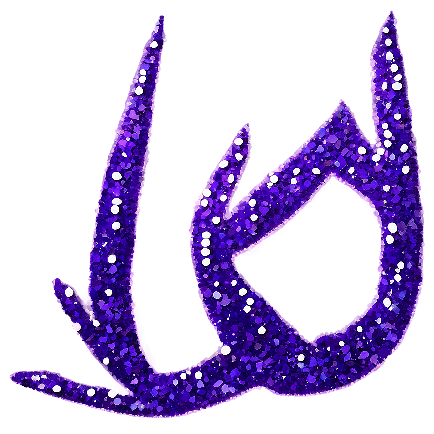 Royal Purple Glitter Png 06252024