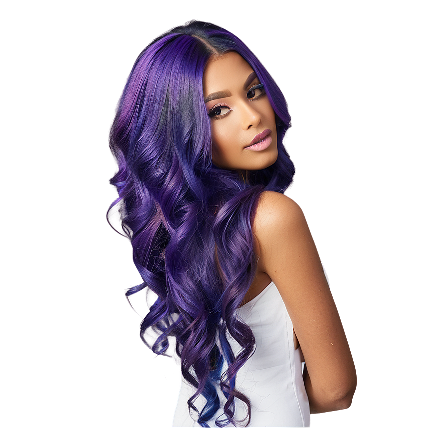 Royal Purple Hair Queen Png Ucr25