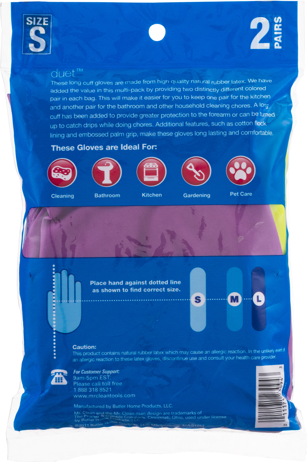 Rubber Gloves Packaging Small Size