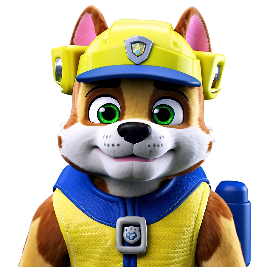 Rubble Paw Patrol Png Lqk2