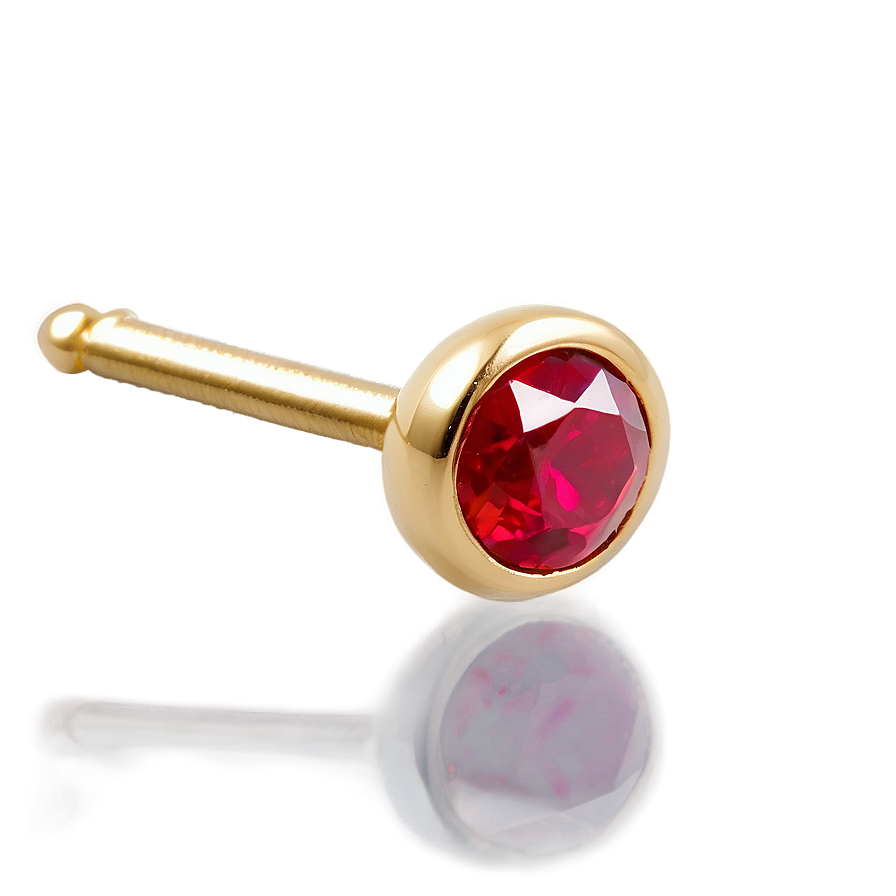 Ruby Nose Stud Picture Png 47