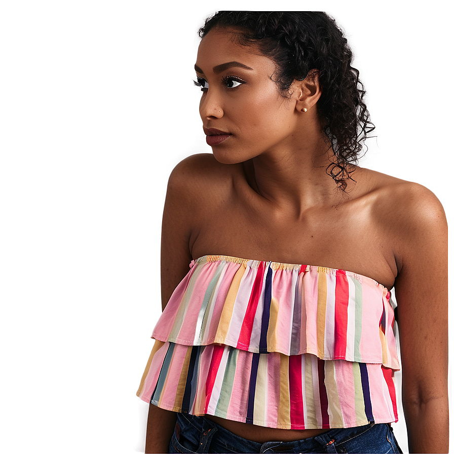 Ruffled Crop Top Png 05252024