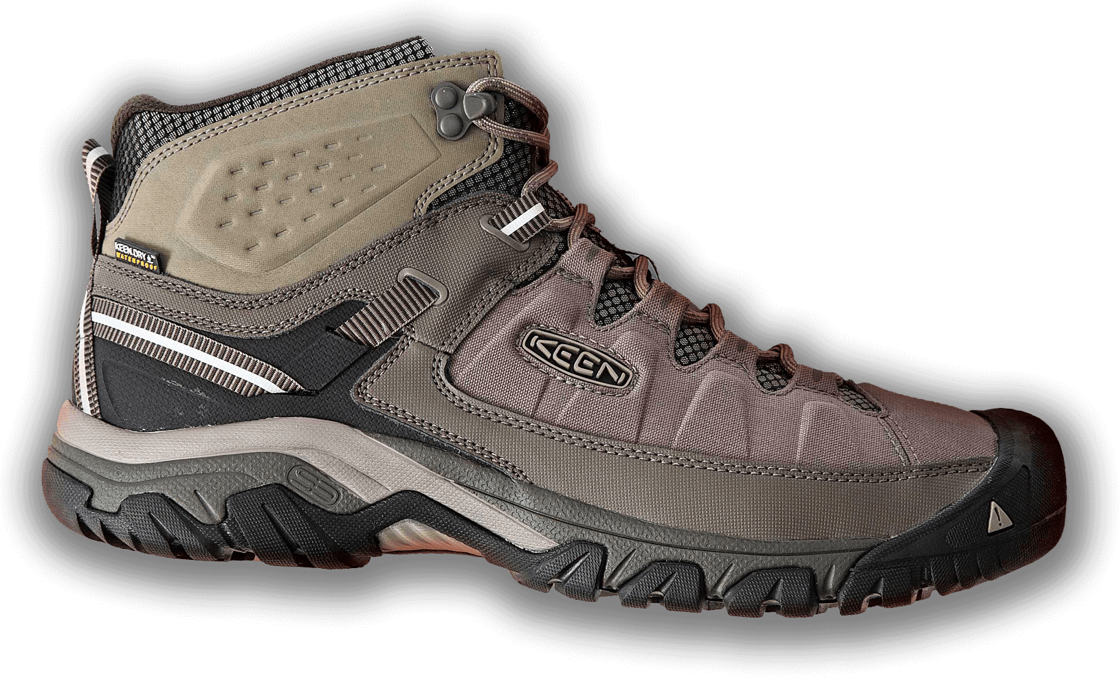 Rugged Hiking Boot Profile View