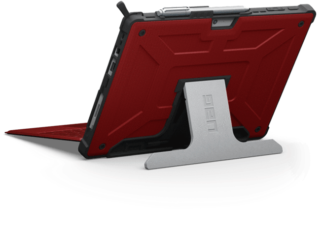 Rugged Red Tablet Case Stand