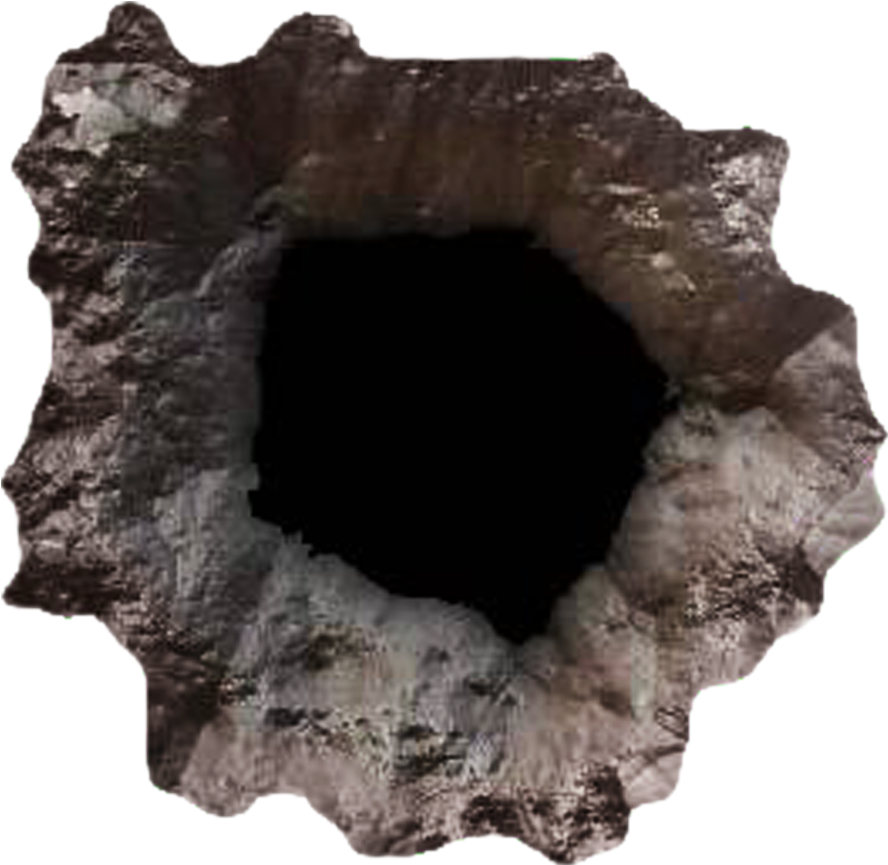 Rugged Terrain Hole Texture