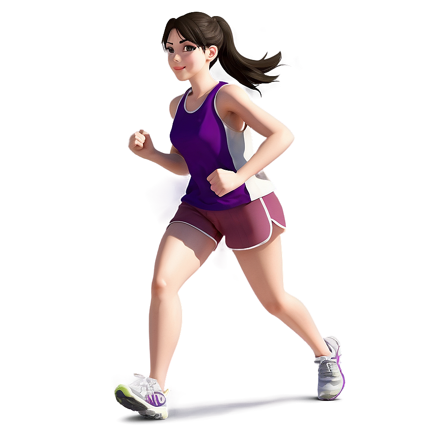 Running Anime Character Png 06252024