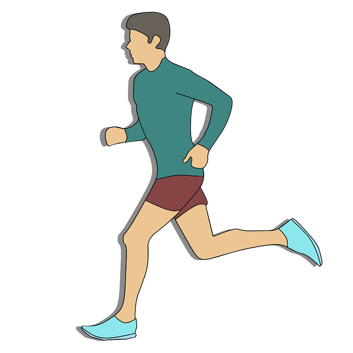 Running Man Animated Illustration