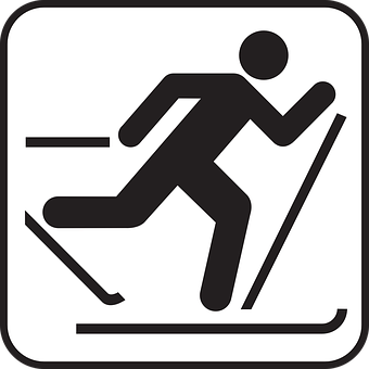 Running Person Sign Icon