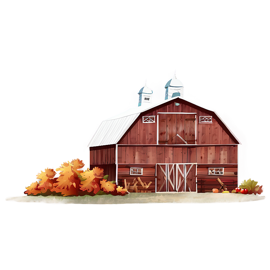 Rustic Autumn Barn Png Vlk