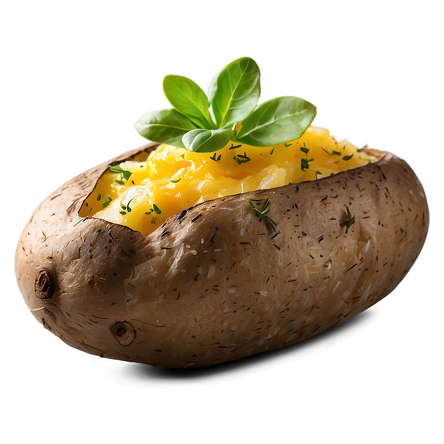 Rustic Baked Potato Png 06212024